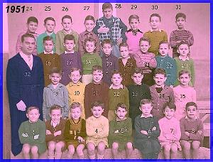 ECOLE JEAN MACE GARCONS 1951 CM1 M AZUAR